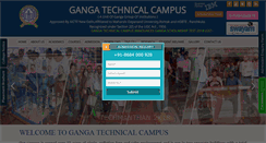 Desktop Screenshot of gangatechnicalcampus.com